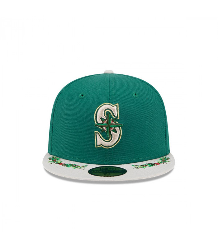 Gorra 59Fifty  MLB Seattle Mariners Novelty Holly Verde