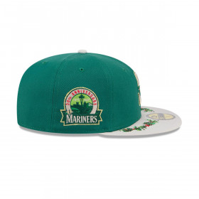 Gorra 59Fifty  MLB Seattle Mariners Novelty Holly Verde