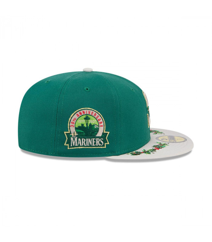 Gorra 59Fifty  MLB Seattle Mariners Novelty Holly Verde