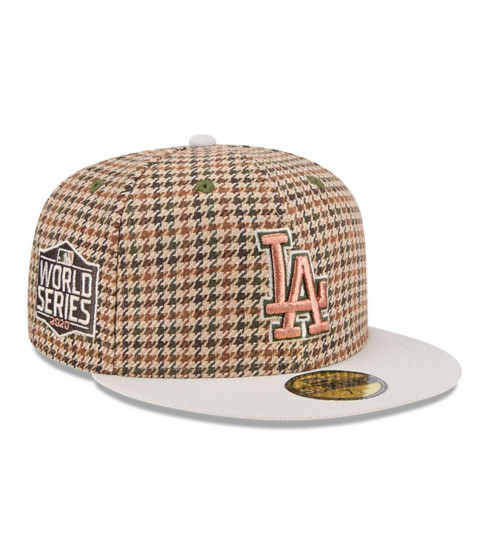 Gorra 59Fifty Los Angeles Dodgers MLB Houndstooh Café