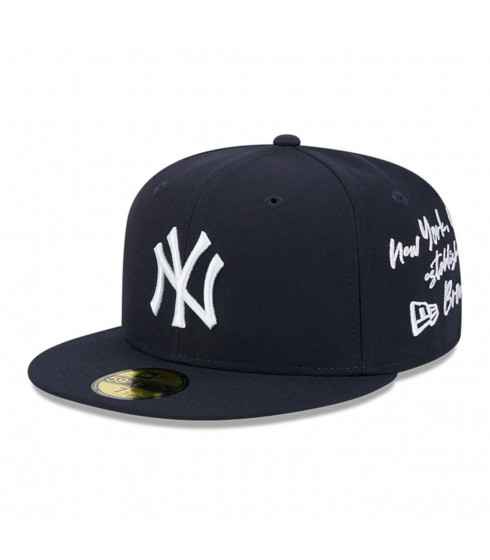 Gorra 59Fifty New York Yankees MLB Team Verbiage Azul