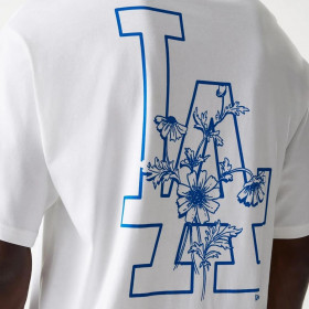 Polera Los Angeles Dodgers Floral White