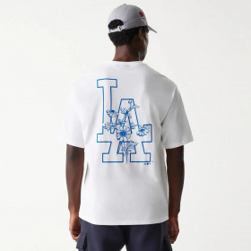 Polera Los Angeles Dodgers Floral White