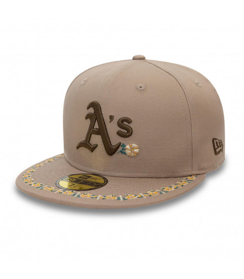 Gorra 59Fifty Oakland Athletics MLB Floral Border Café