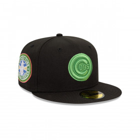 Gorra 59Fifty Chicago Cubs Neon Z Pack Black