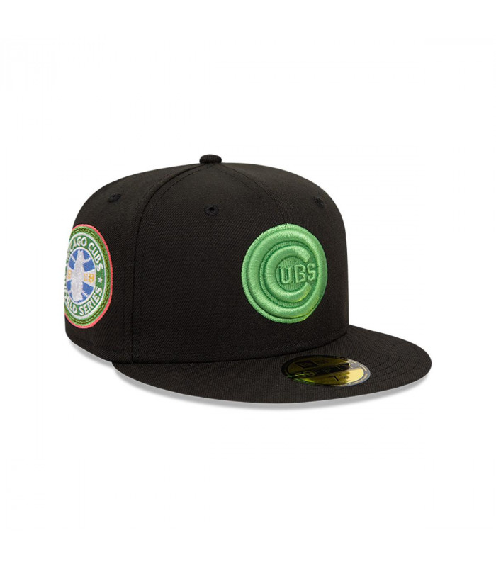 Gorra 59Fifty Chicago Cubs Neon Z Pack Black