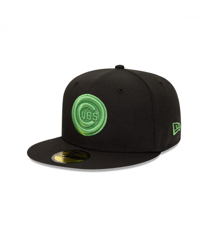 Gorra 59Fifty Chicago Cubs Neon Z Pack Black
