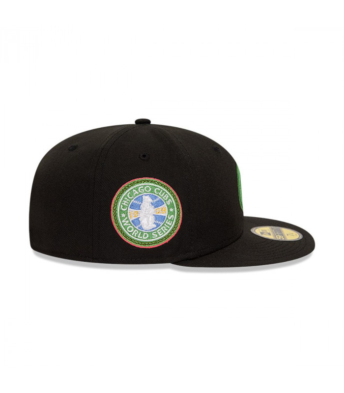 Gorra 59Fifty Chicago Cubs Neon Z Pack Black