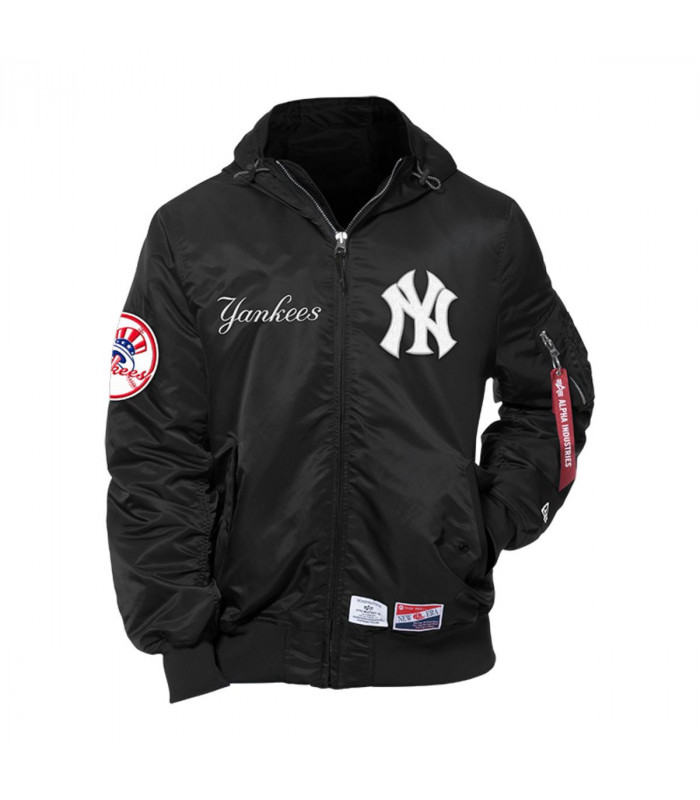 Chaqueta  New York Yankees MLB Alpha Industries Negro
