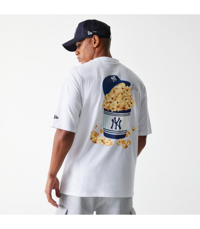 Polera New York Yankees Food Graphic White