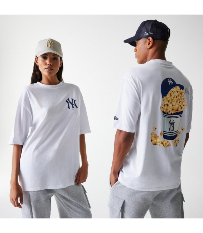 Polera New York Yankees Food Graphic White