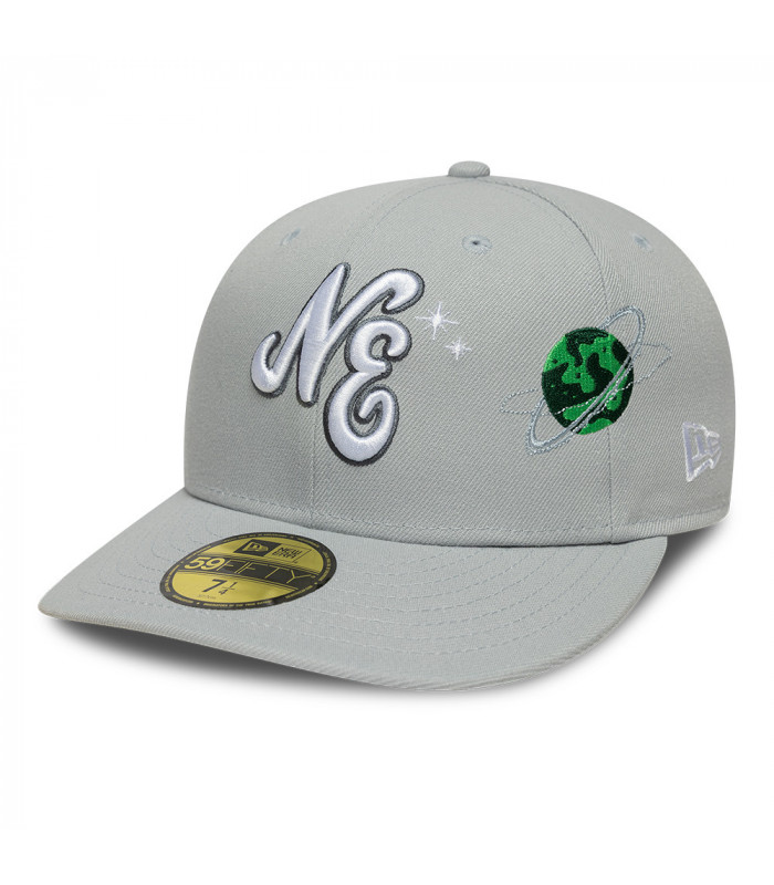 Gorra New Era 59Fifty  Planet Icon Gris