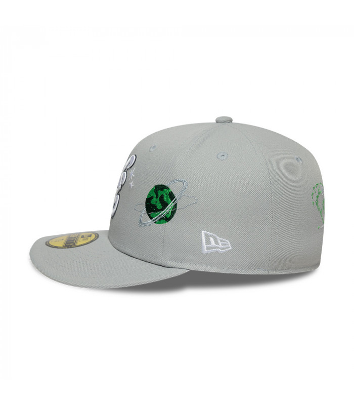 Gorra New Era 59Fifty  Planet Icon Gris