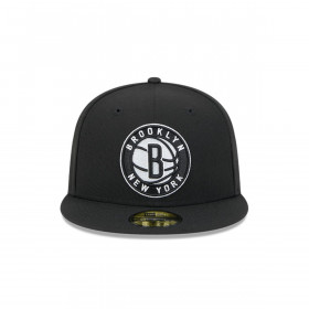 Gorra 59Fifty Brooklyn Nets NBA Team Verbiage Black