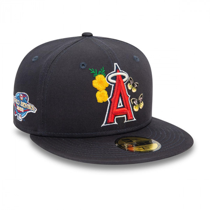 Gorra 59Fifty Anaheim Angels MLB Seasonal Flower Azul