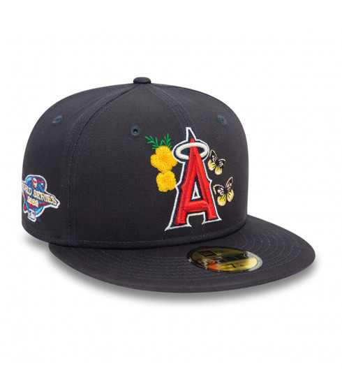 Gorra 59Fifty Anaheim Angels MLB Seasonal Flower Azul