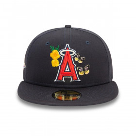 Gorra 59Fifty Anaheim Angels MLB Seasonal Flower Azul