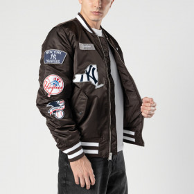 Chaqueta New York Yankees Alpha Industries Brown