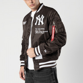 Chaqueta New York Yankees Alpha Industries Brown