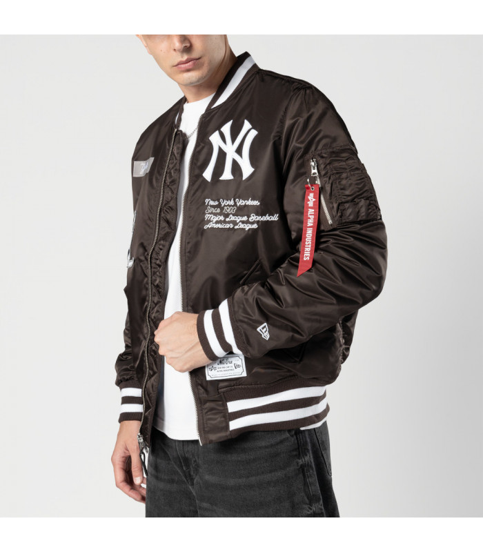 Chaqueta New York Yankees Alpha Industries Brown