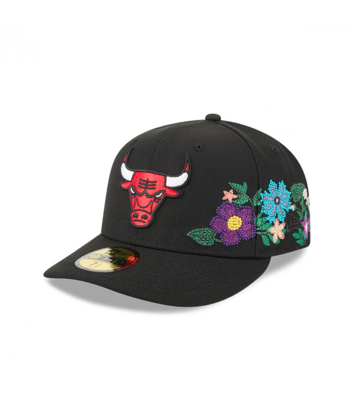 Gorra 59Fifty Chicago Bulls Tonal Florals Black
