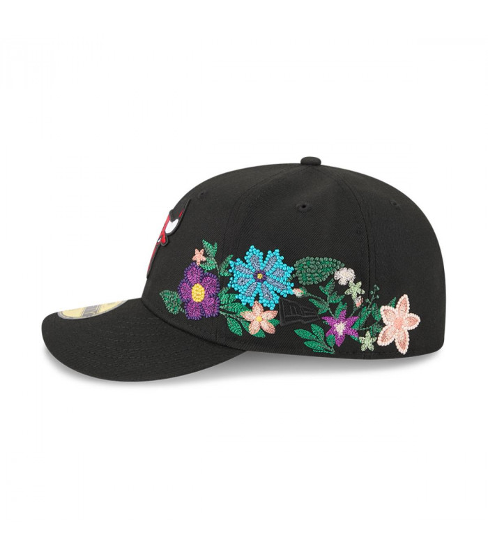 Gorra 59Fifty Chicago Bulls Tonal Florals Black