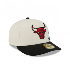Gorra 59Fifty Chicago Bulls Tonal Florals Blanco