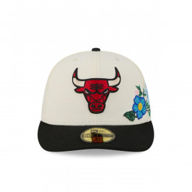 Gorra 59Fifty Chicago Bulls Tonal Florals Blanco
