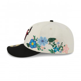 Gorra 59Fifty Chicago Bulls Tonal Florals Blanco