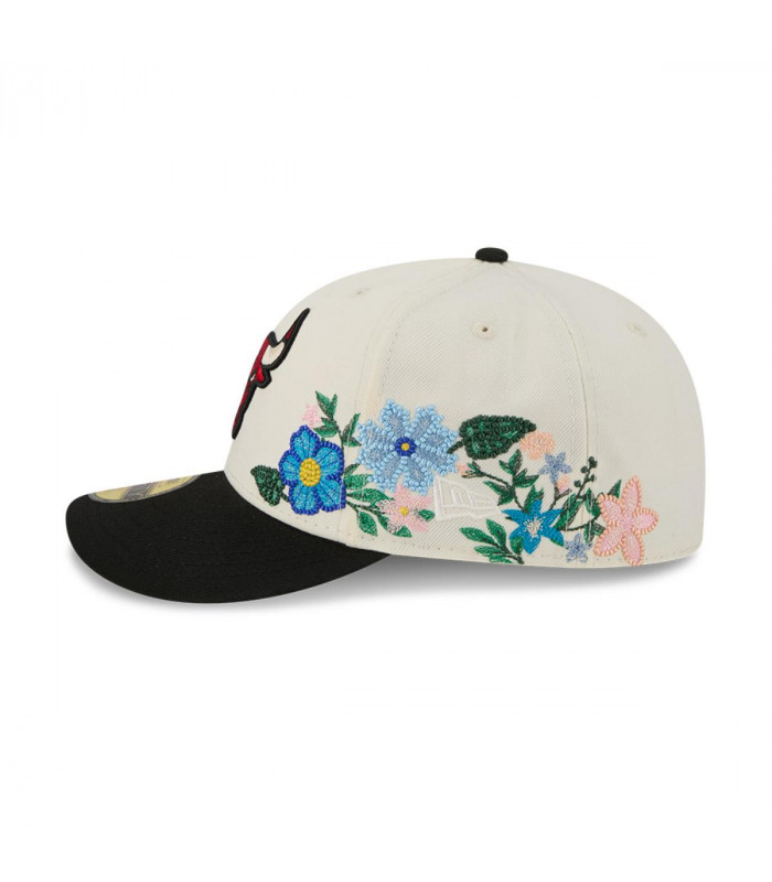 Gorra 59Fifty Chicago Bulls Tonal Florals Blanco