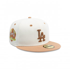 Gorra 59Fifty Los Angeles Dodgers MLB Wooden Blanco