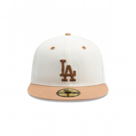 Gorra 59Fifty Los Angeles Dodgers MLB Wooden Blanco