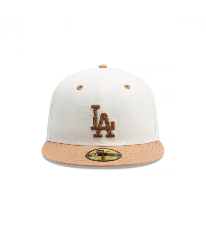 Gorra 59Fifty Los Angeles Dodgers MLB Wooden Blanco