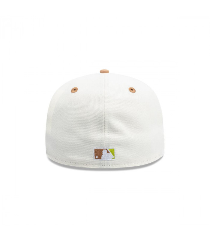 Gorra 59Fifty Los Angeles Dodgers MLB Wooden Blanco