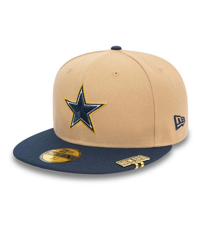 Gorra 59Fifty Dallas Cowboys NFL Pin Pack Beige