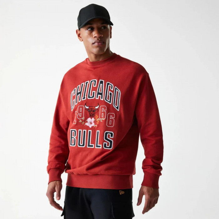 Poleron  Chicago Bulls NBA Flower Rust/Copper