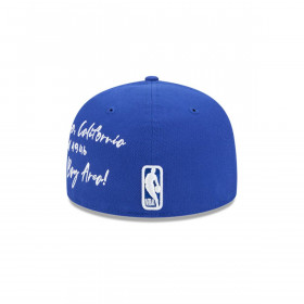 Gorra 59Fifty Golden State Warriors NBA Team Verbiage Blue