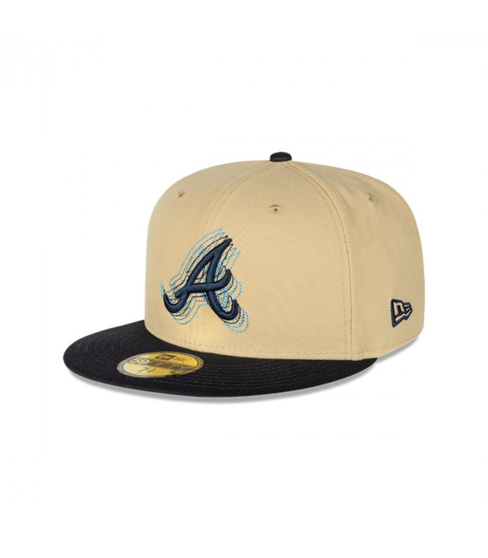 Gorra 59Fifty Atlanta Braves MLB Pack Illusion Gold