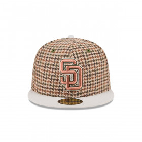 Gorra 59Fifty San Diego Padres MLB Houndstooh Open Brown