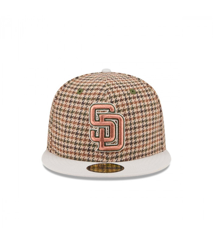 Gorra 59Fifty San Diego Padres MLB Houndstooh Open Brown