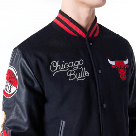 Chaquetas Chicago Bulls NBA Wordmark Negro