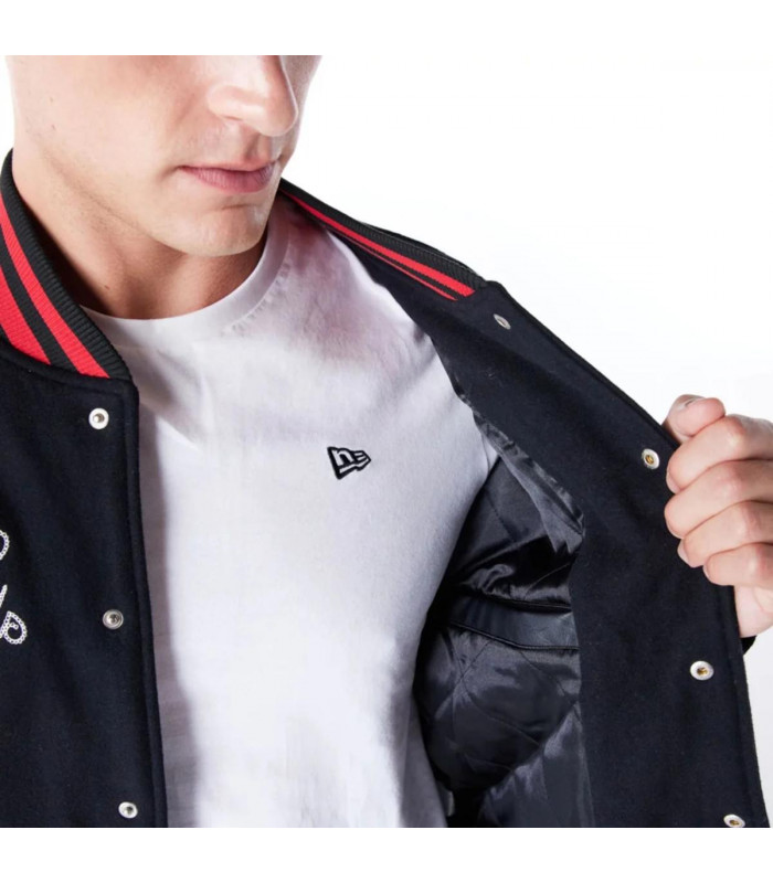 Chaquetas Chicago Bulls NBA Wordmark Negro