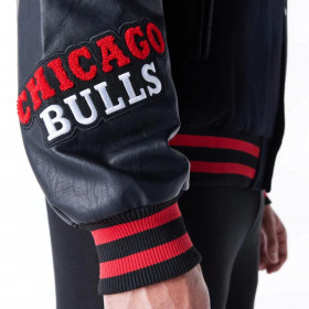 Chaquetas Chicago Bulls NBA Wordmark Negro