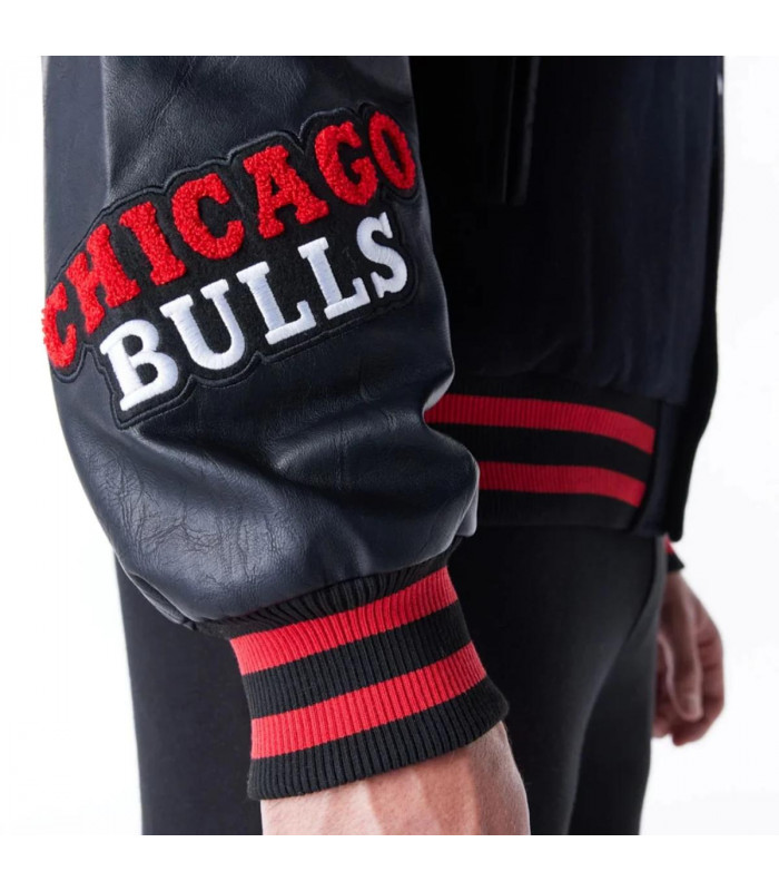 Chaquetas Chicago Bulls NBA Wordmark Negro