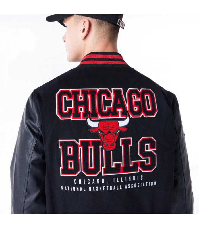 Chaquetas Chicago Bulls NBA Wordmark Negro