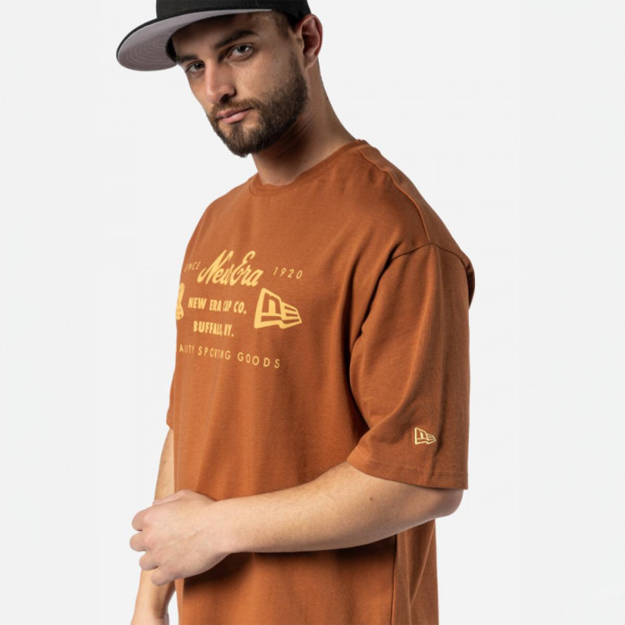 Polera New Era  Heritage Med Brown