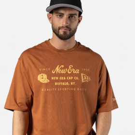 Polera New Era  Heritage Med Brown