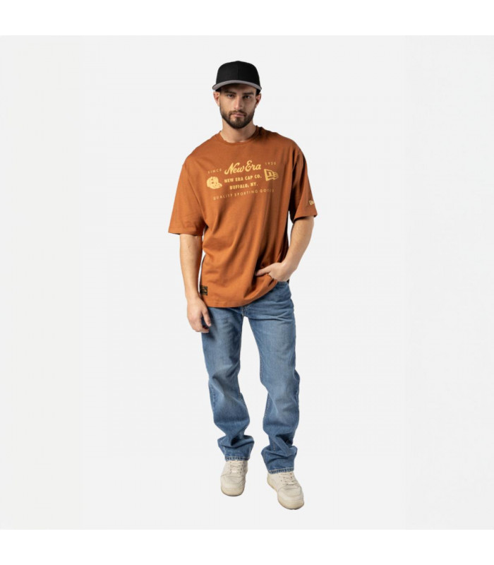 Polera New Era  Heritage Med Brown