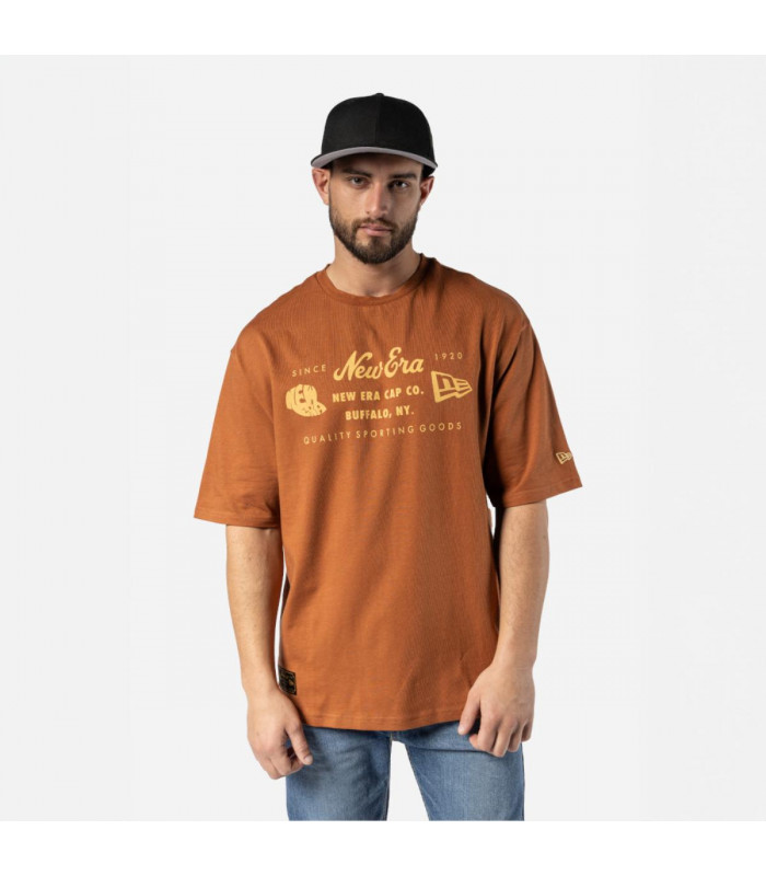 Polera New Era  Heritage Med Brown