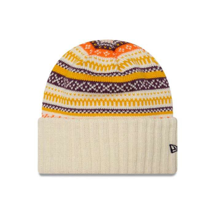 Beanie New Era Fairisle Beanie Light Beige Woman